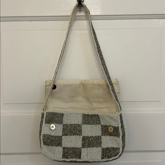 Anthropologie The Fiona Beaded Bag: Checker Edition - Picture 4 of 10